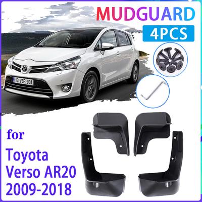 Car Mud Flaps for Toyota Verso 2009~2018 AR20 2010 2011 2012 2013 2014  Mudguard Splash Guards Fender Mudflaps Auto