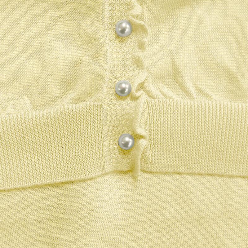 Mocana Women's Pearl Button Knit Top