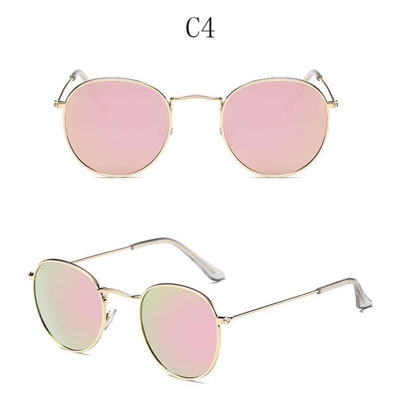 Round Oval Sunglasses Unisex Vintage Men Women Famous Brand Designer Fashion Driving Fishing Sun Glases UV400 Sunglasses