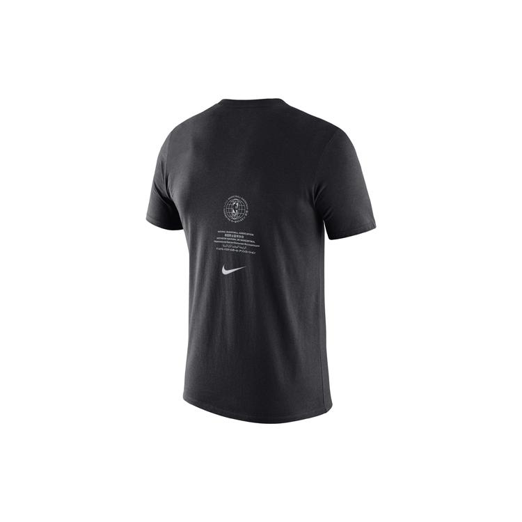 Nike T Shirts Men's Black Crew Neck Moderate Straight Fit CK7981-010