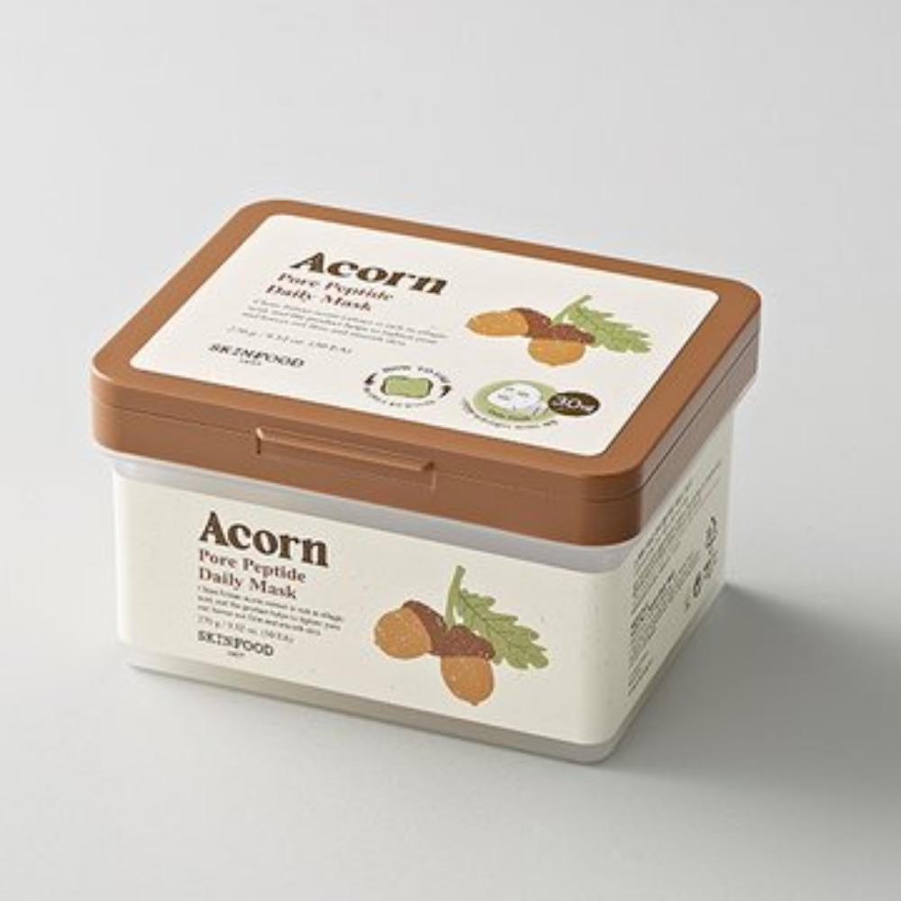 

SKINFOOD Acorn Pore Peptide Daily Mask 30ea, Pore Tightening & Elasticity, K-Beauty