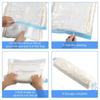 Reusable Travel Clothes Air Vacuum Bags Roll Up Compression Storage Bags For Suitcases Tops Pants Portable Foldable Storage Bags