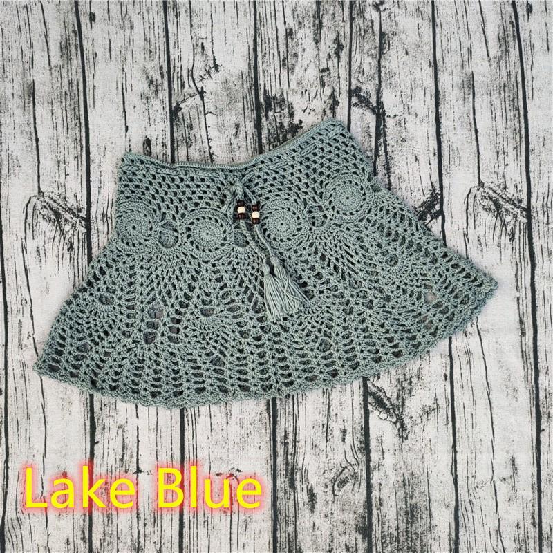 8-Color Handmade Crochet Beach Dress Bikini Cover-Up