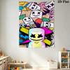 Marshmello-themed print Pattern Home Decor Tapestry, Wall Hanging, Decorative RV Wall Cloth.XGT0914017