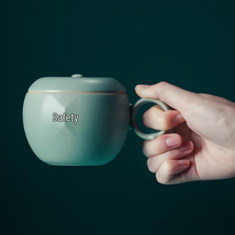 

Wanqiantang Ping anke Ceramic Apple Office Mug