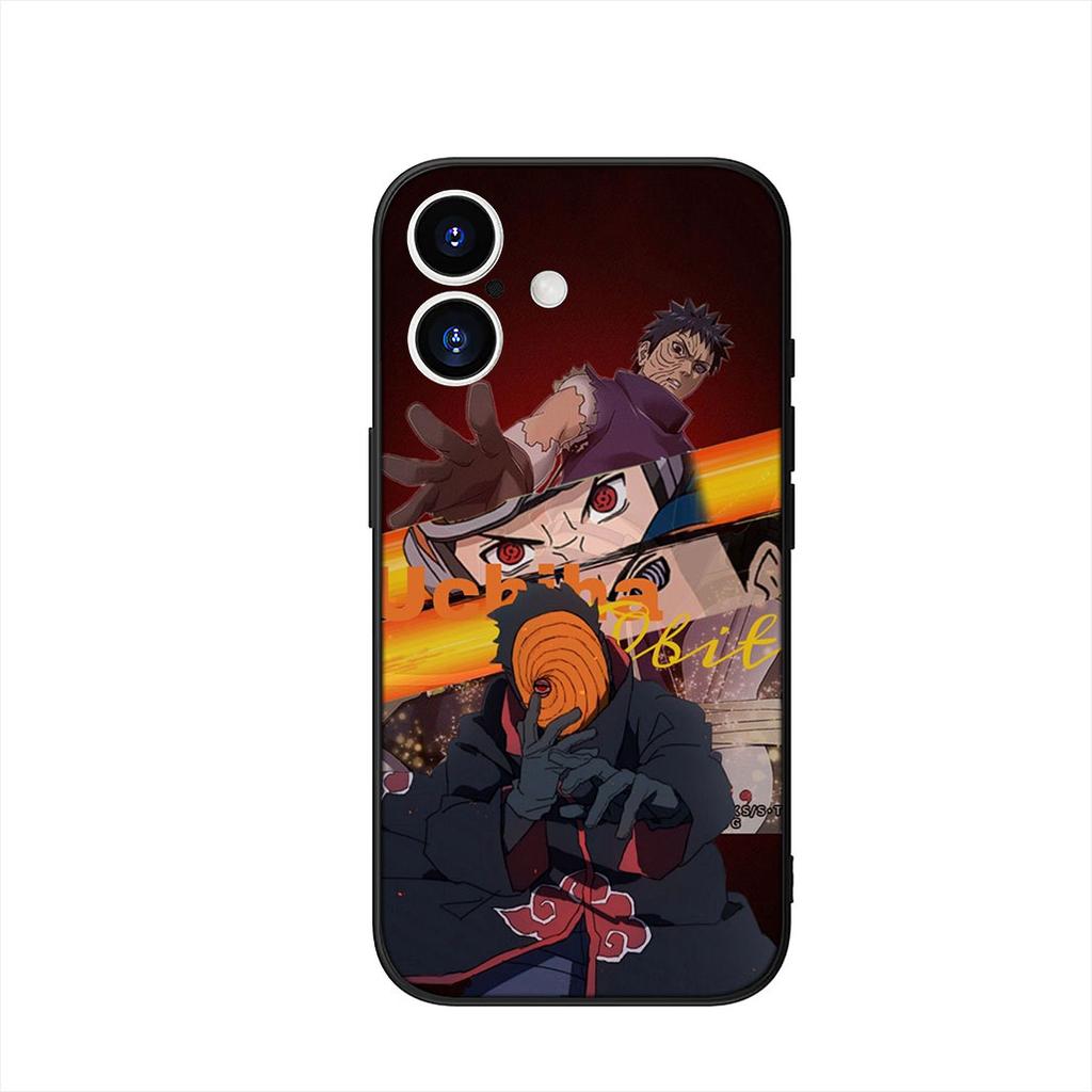 Tobi Obito Narutos Sasuke Uchiha Itachi Phone Case for Apple iPhone 16 15 14 Plus 13 12 Mini 17 Pro Max + 16E Air 16+ ProMax