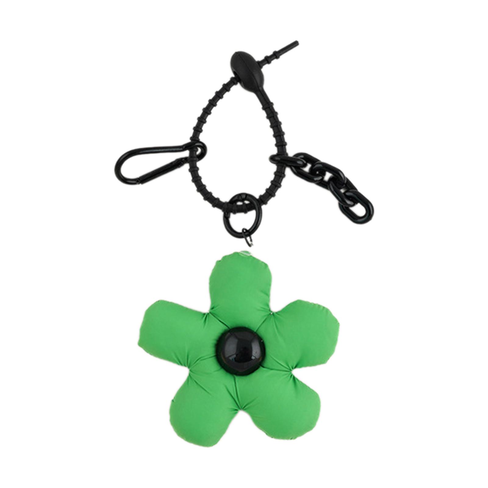 

Стильный тканевый брелок с цветком, привлекательный цветок, брелок для ключей, аксессуар, брелок для ключей, украшение, цепочка для телефона, подвеска зелёный