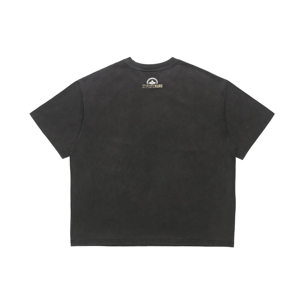 Evisu SS21 Family Flower Logo T-Shirt Men Tops Black 2ESGNM1TS561BZ