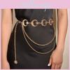 Moon Waist Chain Two Layers Of Chains Versatile Accessories For Women Clothing