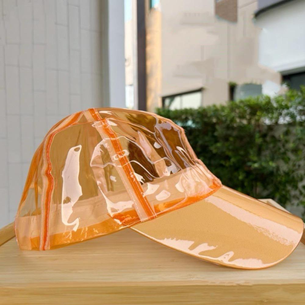 

Регулируемая бейсболка ПВХ Солнцезащитная шляпа Повседневная Шляпа для фестиваля с разбрызгиванием воды Летняя оранжевый