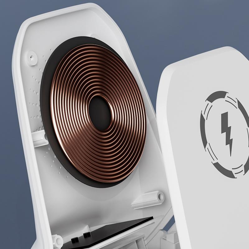 Q18 Mobile Phone Magnetic Wireless Charger Stand Cordless Phone Charger with 3 Adapters