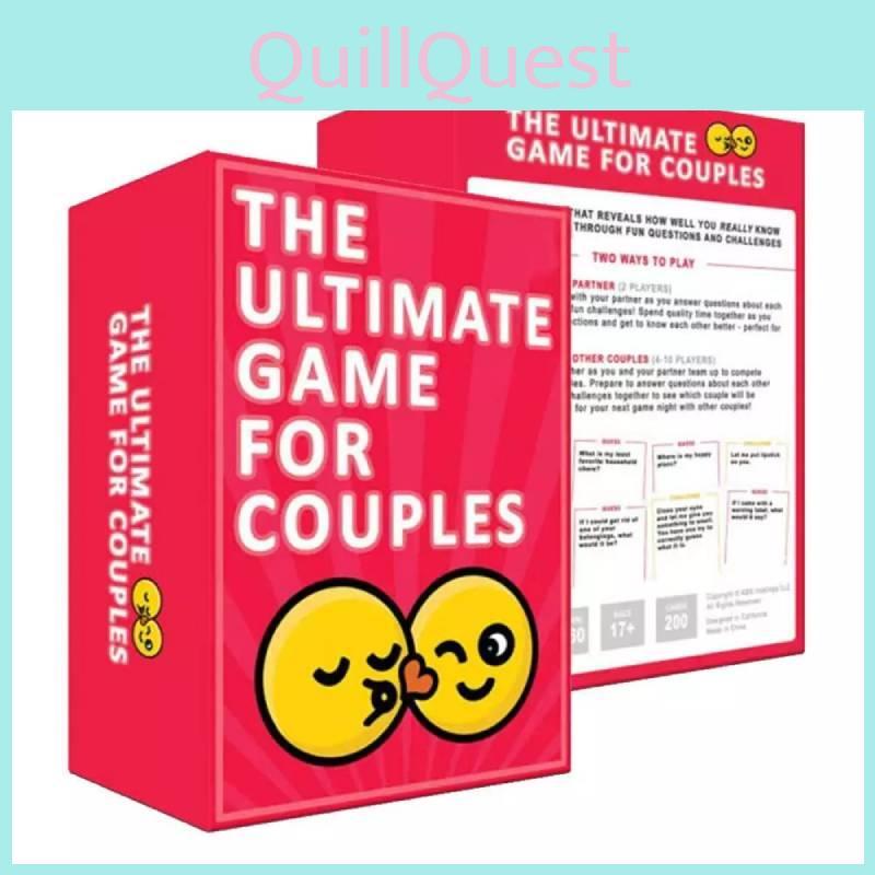 Le Jeu Ultime Pour Couples Jeu de Cartes Interactif Romantique Pour Soirée en Amoureux Pour une Communication Améliorée