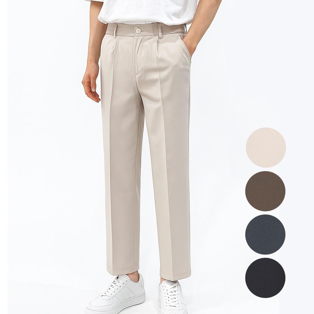 KIM YOUNG JOO GOLF Spring/Autumn Semi-Wide Back-Elastic Waist Slacks 2-Inch Men'S Golf Pants Dpsmsl07 (A Type)