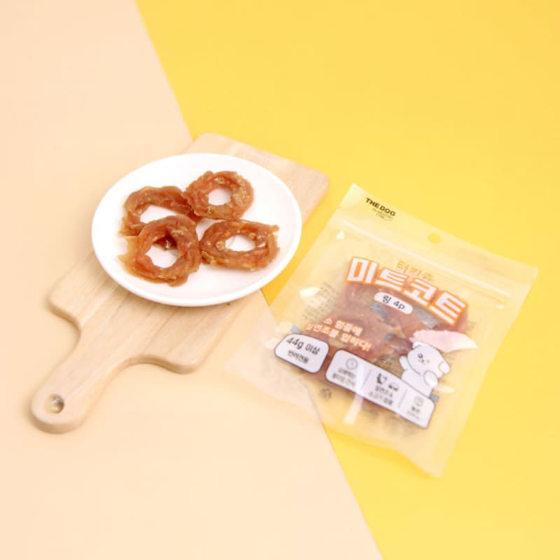 [Pet] The Dog Turkey Chew Rings 4Pcs, 44G