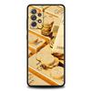 Gold Money Pattern Phone Case for Samsung A51 A71 A21S A17 A11 A15 A25 A41 A23 A33 A53 A73 A07 A03S A05S A13 A35 A55 5G Cover