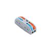 Quick Terminal PCT-222 Lighting Fixture Push-in Connector for Soft & Hard Wire, Two-in Two-out