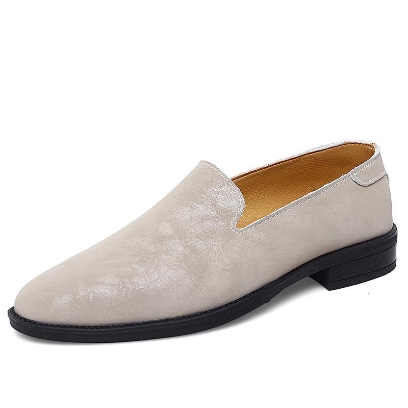 

Модная Высококачественная Брендовая Мужская Кожаная Повседневная Обувь Мягкая Подошва Удобные Лоферы на Плоской Подошве Классические Коричневые Мужские Деловые Туфли 48