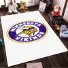 Minnesota Vikings Logo Rug for Home Decor Non-slip Rug Suitable for Living Room and Bedroom Sofas Sofas