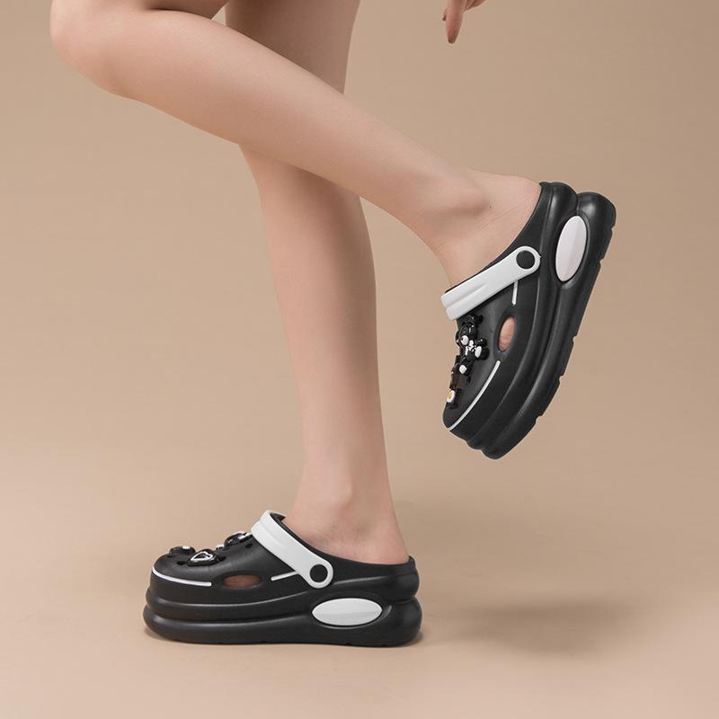 Damen dicke Sohle Eva Gartenclogs Strand Outdoor Schuhe