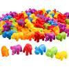 1 Bucket 36/40/56Pcs Anti-deform Baby Toy Stimulate Thinking Skills Exercise Fine Game Dinosaur Sorting Multicolor Enlightenment