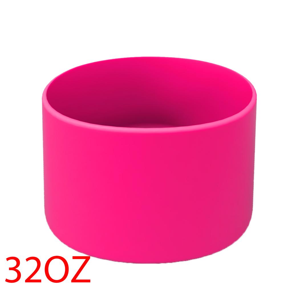 Silicone Water Bottle Boot For Owala 24oz 32oz 40oz Anti-Slip Protective Sleeve Bottom Bumper Protector Twist And Flip Cup Holders 5