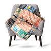 Book Reading Home Customize Your Name Blankets Comfortable Soft Lightweight Allseason Multipurpose Blanket For Picnics Sofas Offices Beds Living Rooms