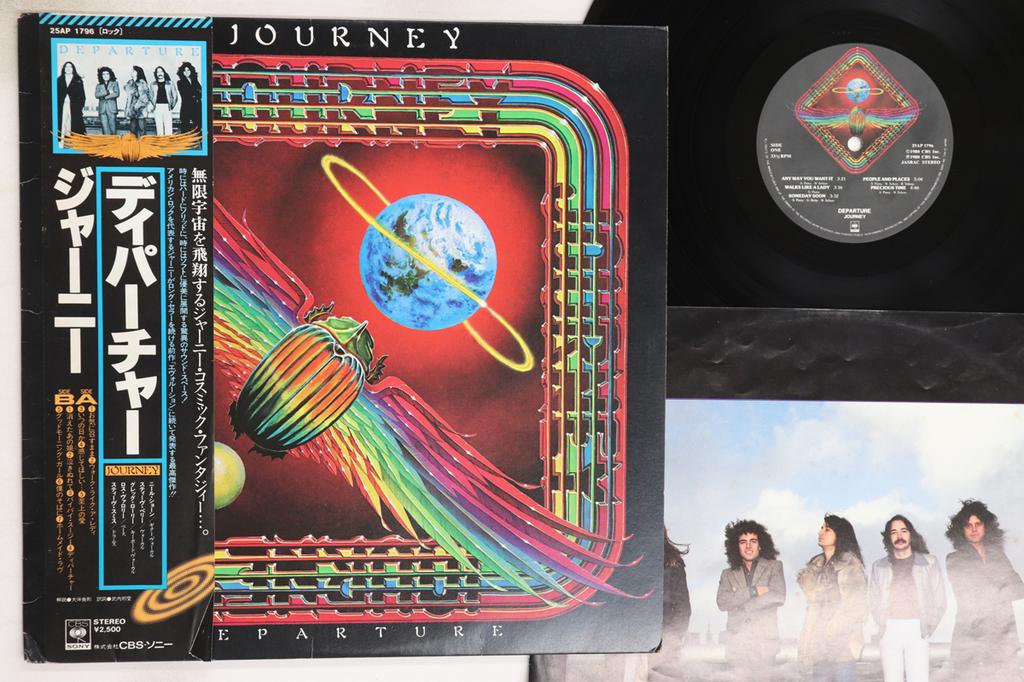 LP Record JOURNEY - Departure 25AP1796 CBS SONY 1980 Japan Obi Rock Used
