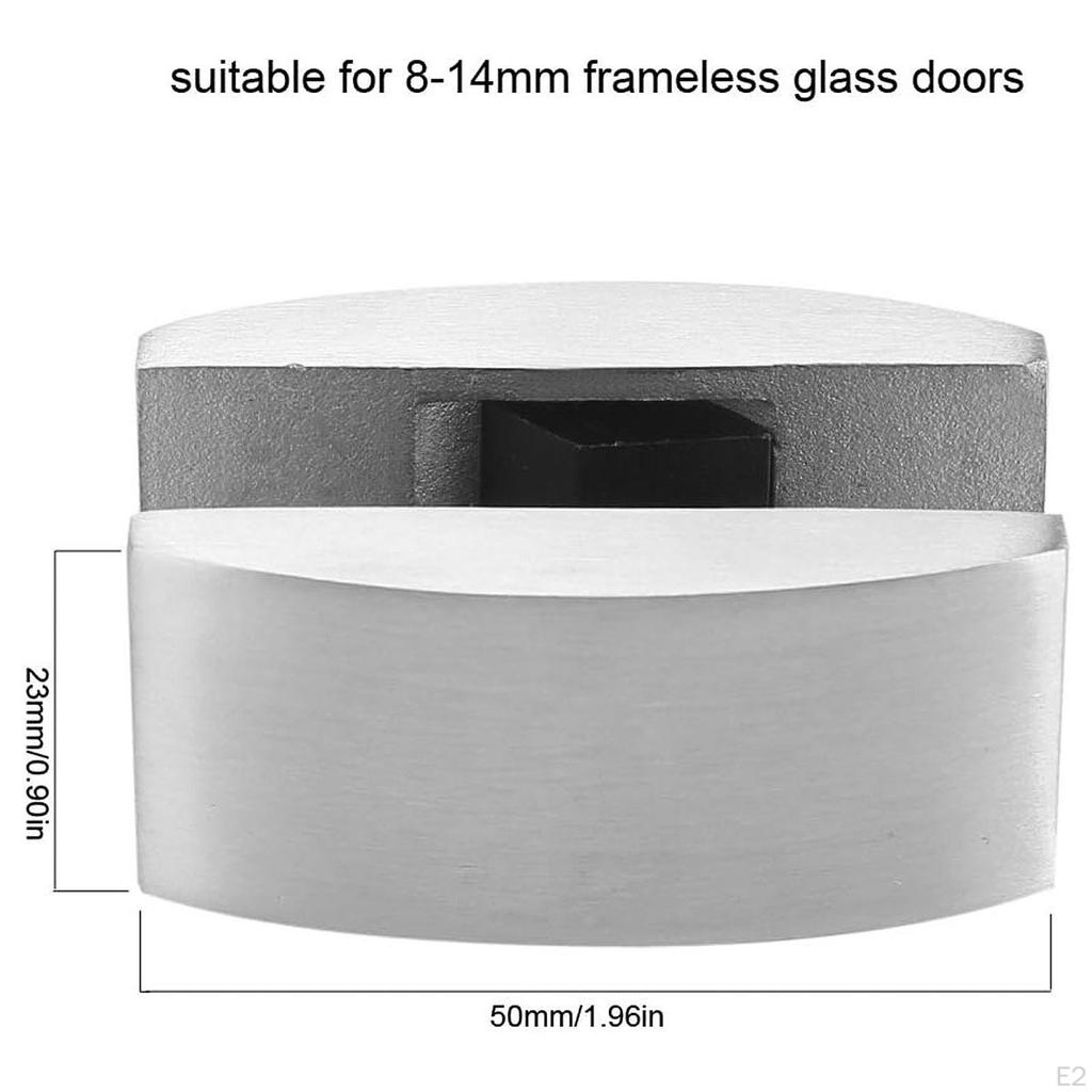 Podlahové vodítko z nerezové oceli, Spodní náhrada, Tiché kompaktní vodítko pro posuvné skleněné dveře