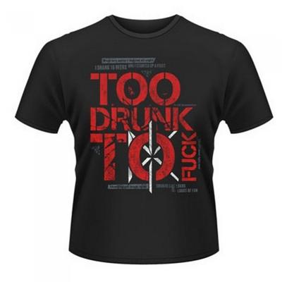 Dead Kennedys Unisex Adult Too Drunk To Fuck Cotton T-Shirt