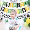 1set Football Happy Birthday Banner Garland Kids Boys Sports Theme Soccer Birthday Party Decoration Favors Supplies