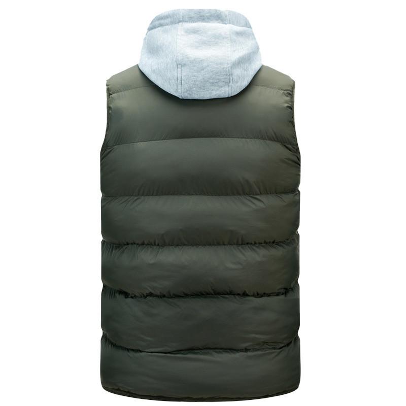 Casual Men'S Vest Men'S Loose Autumn And Winter Warm Down Cotton Vest Coat