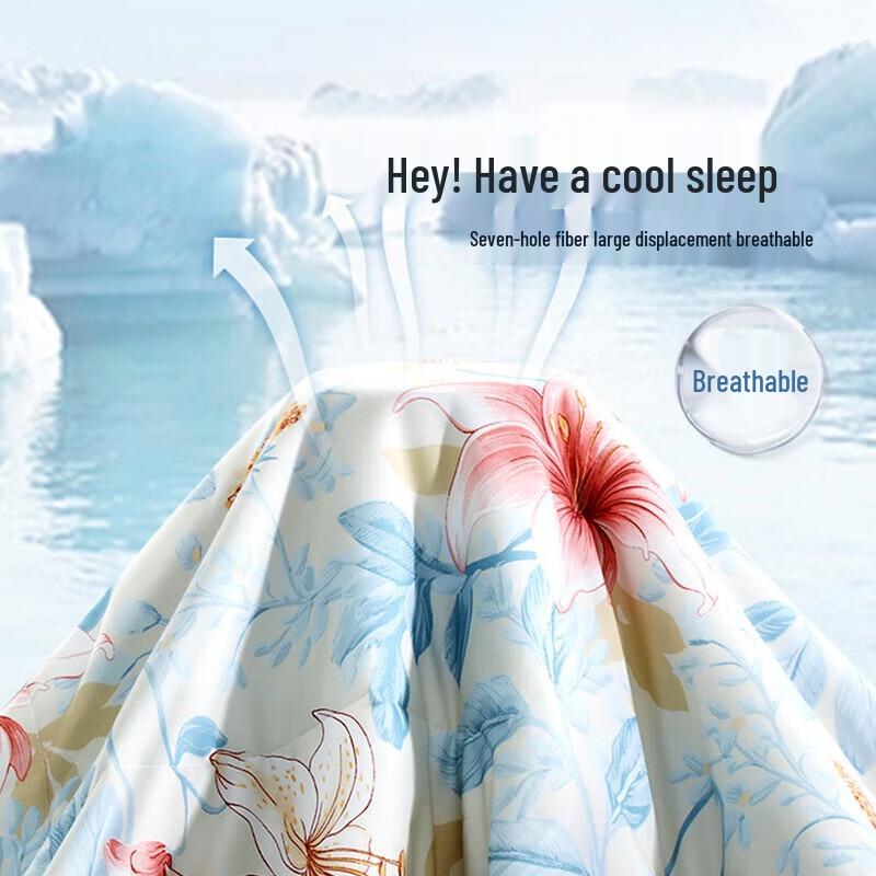 FUANNA Pure Cotton Seven-Hole Summer Quilt