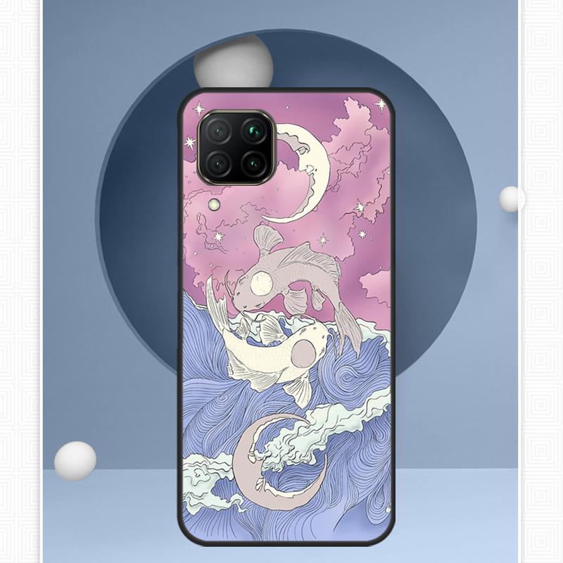 Koi-Fisch Yin Yang Für Huawei Nova 12i 12s 11i 8i Y91 Y60 Y70 Y72 Y90 Y61 9 10 SE P20 P40 Lite P30 P60 Pro Hülle