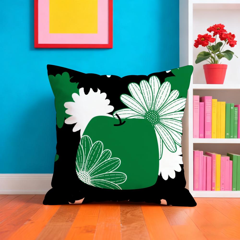 Luxury M-Mardis M-Mercreds Cushion Cover Plush Fabric Soft Double-Sided Printed Sofa Warm Winter Home Gift Pillow Case