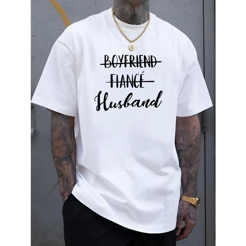 

Men S Casual Fashion Style Short-Sleeved T-Shirt, Designed with S белый
