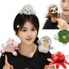 Various Cute Stuffed Animals Shoulderkins Pink Unicorn Turtle Octopus Penguin Funny Shoulder Decor School Party Bag Accessories