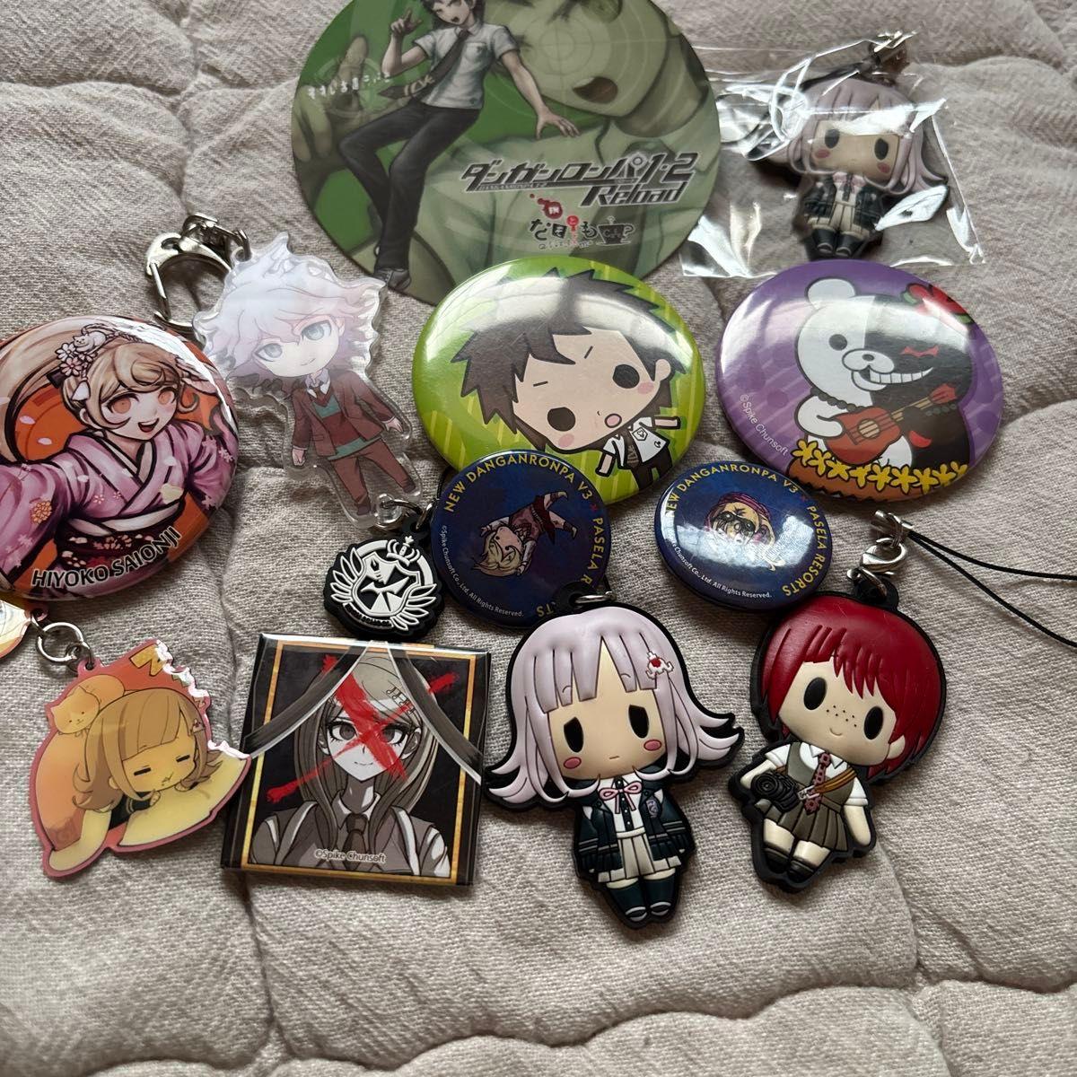 Used Danganronpa can badge rubber strap bulk sale [Price negotiable ]