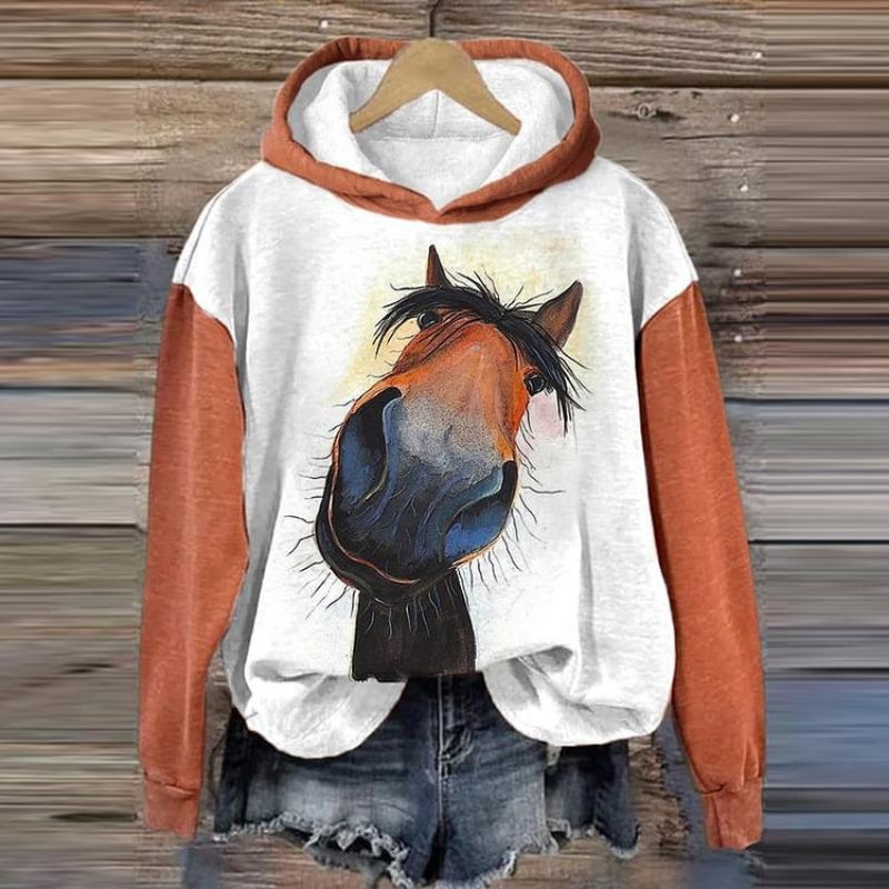 Women's Hoodies Funny Kawaii Cat Animals Printed Hoodie For Men Sweatshirts Female Clothes Casual Long Sleeve Unisex Pullovers