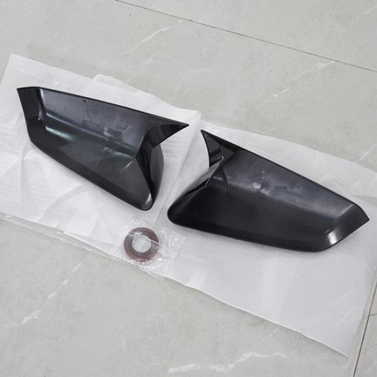 Pair Side Mirror Covers Trim Black Fits 2018 -2024 Chevy Equinox GMC Terrain