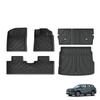 LUCKEASY Right Drive for Geely Starray EM-i 2025 2026 Car Floor Mats Cargo Liner Trunk Pad TPE 3D Foot Mat All Weather BLACK