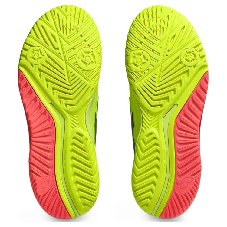 Asics Gel Resolution 9 Paris Women Sneakers Yellow Safety-Yellow Black 1042A274-750