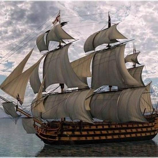 Victory Ship Model: 1:200 & 1:150 Scale Laser-Cut Wooden DIY Sail Battleship Model