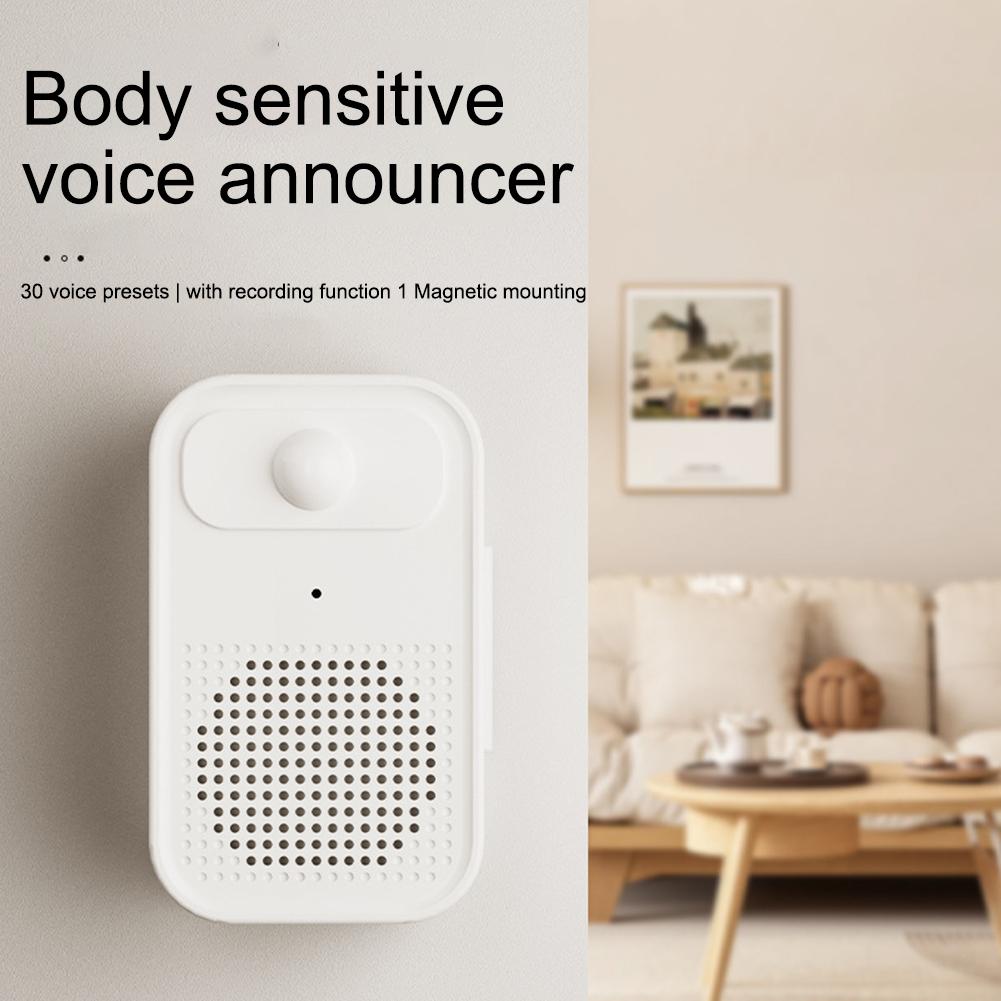 Welcome Door Sensor with 30 Audio Options and Easy Installation Method