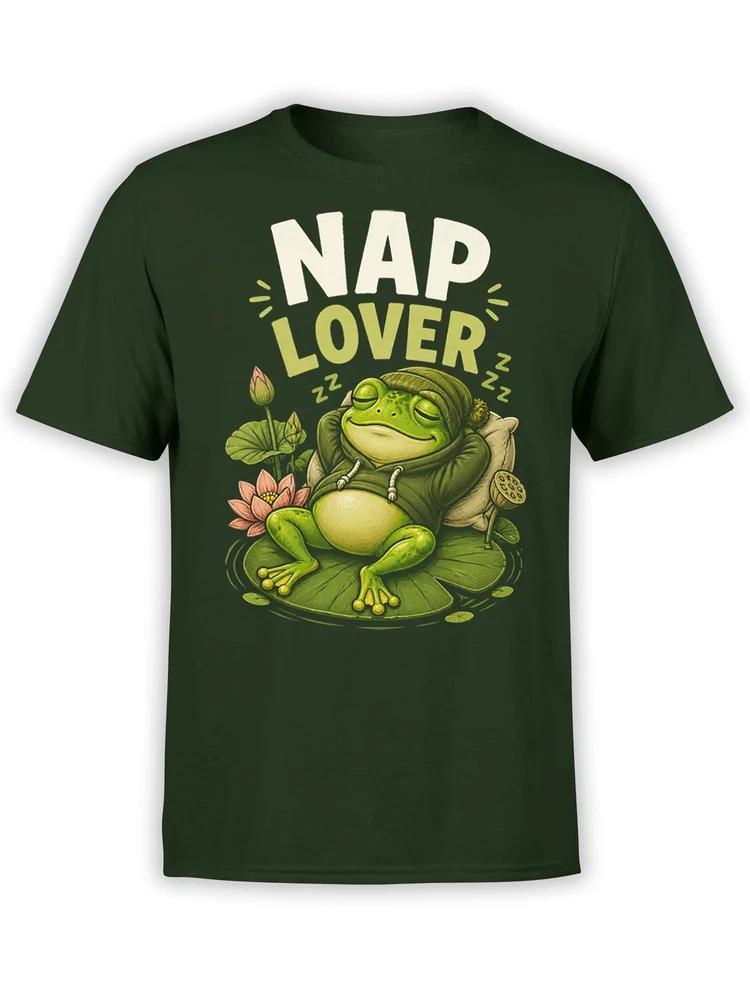 Nap Lotus Frog Tshirt Unisex S