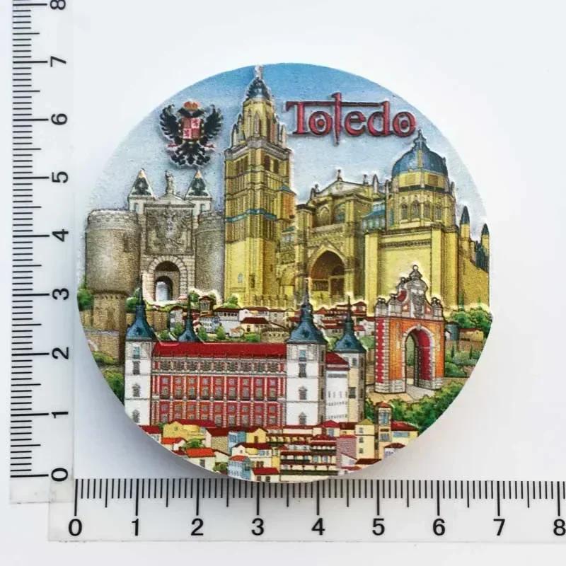 Spanien Madrid Kühlschrankmagnete Touristensouvenir Cordobam Barcelona Sevilla Toledo Magnetische Kühlschrankaufkleber Sammlung Geschenke