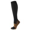 Compress Socks Pressure Leg Men Women 15-20 Mmhg Running Sport Travel Compression Stockings Multi Nylon Black White