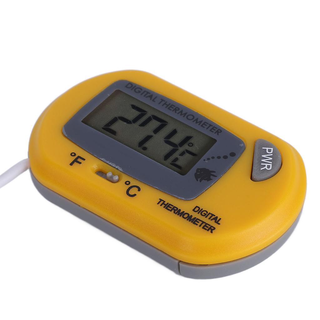 LCD Digital Aquarium Thermometer Convenient Large Clr Screen Fish Thermometer