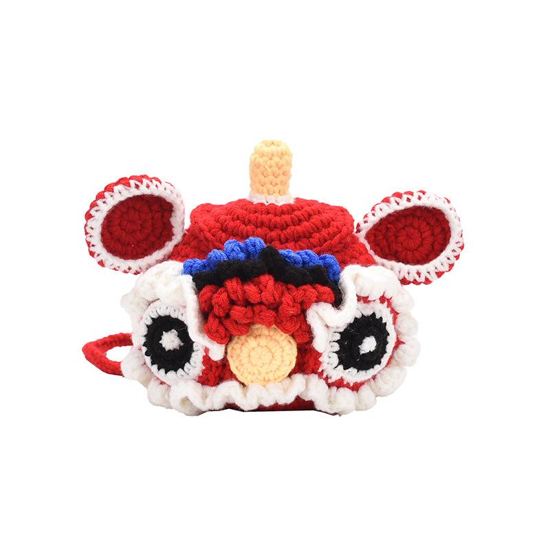 Wool crochet women s bag