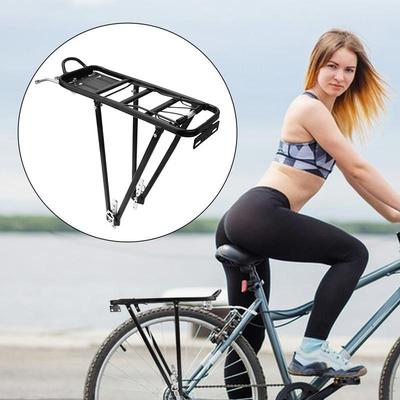 Fahrrad-Gepäckträger 77 lbs Stabiler Fahrradkorb-Träger Solide Lager Verstellbarer Gepäck- und Frachtträger Stabiler Fahrradkorb-Träger Gepäckträger