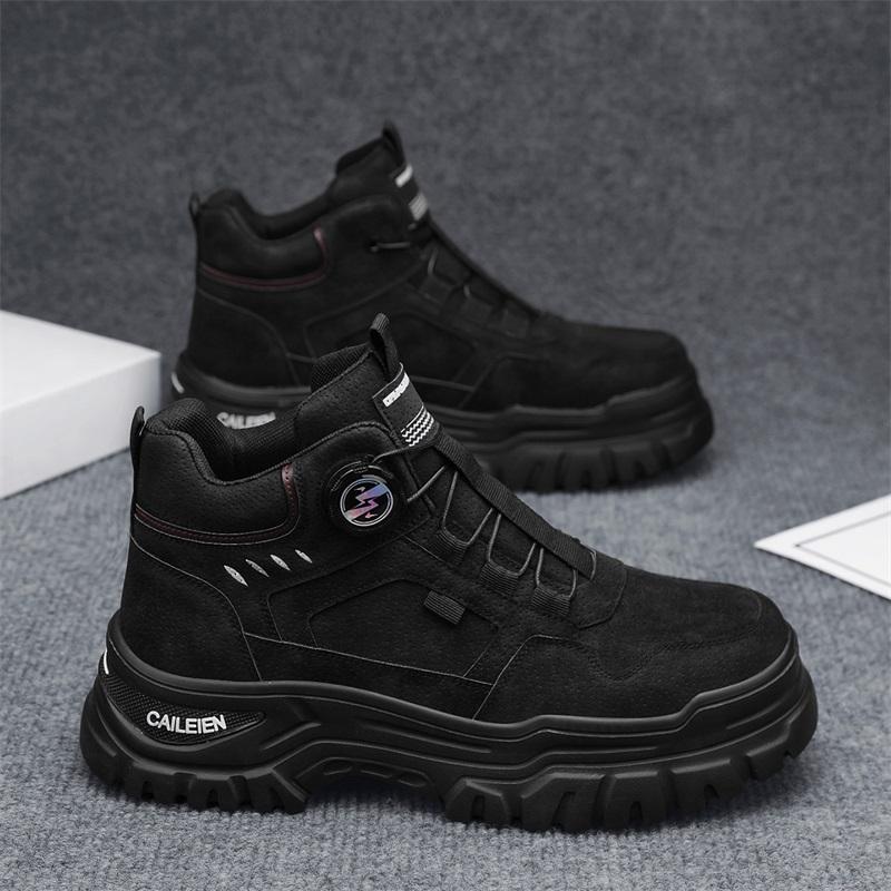 New Fashion New Men's Fashion Casual High Top Sports Shoes Students  Comfortable Sneakers Boys Male Classic Breathable Martin